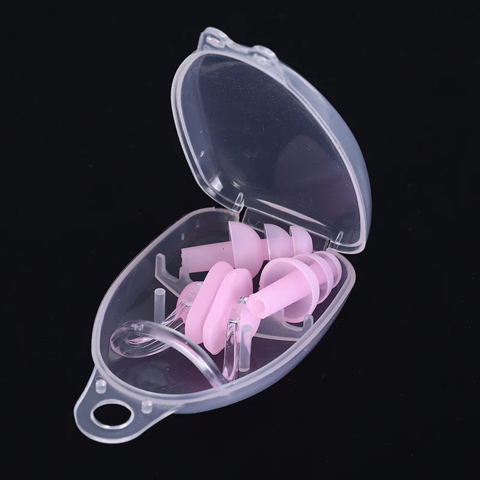Swimming Nose Clip & Ear Plugs Set