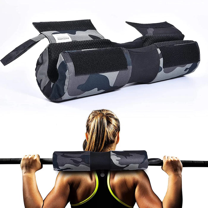 Anti-Slip Barbell Pad for Squats, Hip Thrusts & Gym Training
