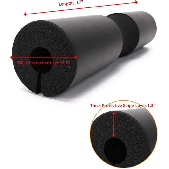 Anti-Slip Barbell Pad for Squats, Hip Thrusts & Gym Training