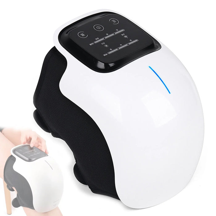 Cordless Knee Massager with Heat, Vibration & LED Display