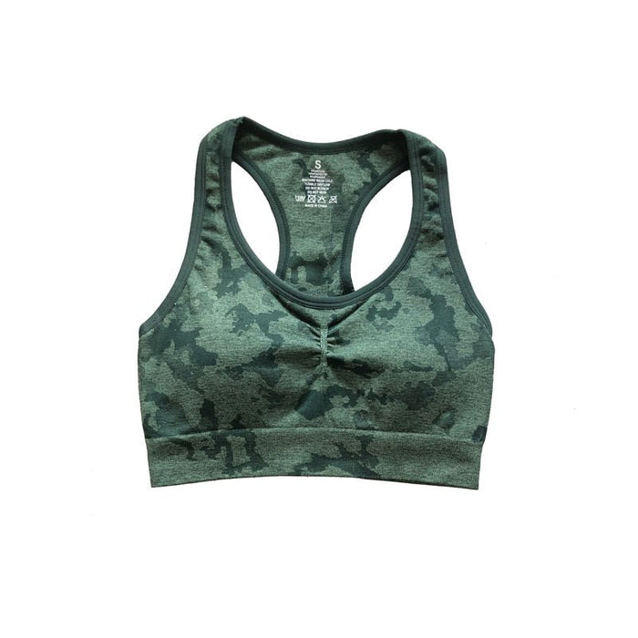 CamoPower Sports Bra - Flamin' Fitness