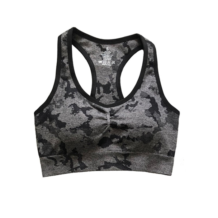 CamoPower Sports Bra - Flamin' Fitness