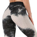 Tie-Dye Honeycomb Anti-Cellulite Gym Leggings - Flamin' Fitness