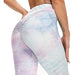 Tie-Dye Honeycomb Anti-Cellulite Gym Leggings - Flamin' Fitness